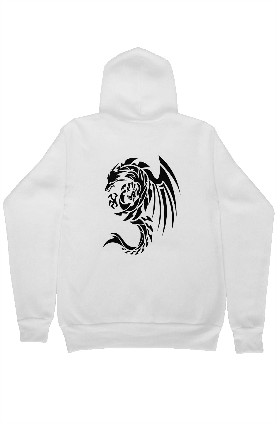 Dragon Foxx™ Tribal Dragon White Pullover HoodieDragon Foxx™ HoodieDragon Foxx™ Tribal Dragon White Pullover HoodieAPQ - 4405495S5A1