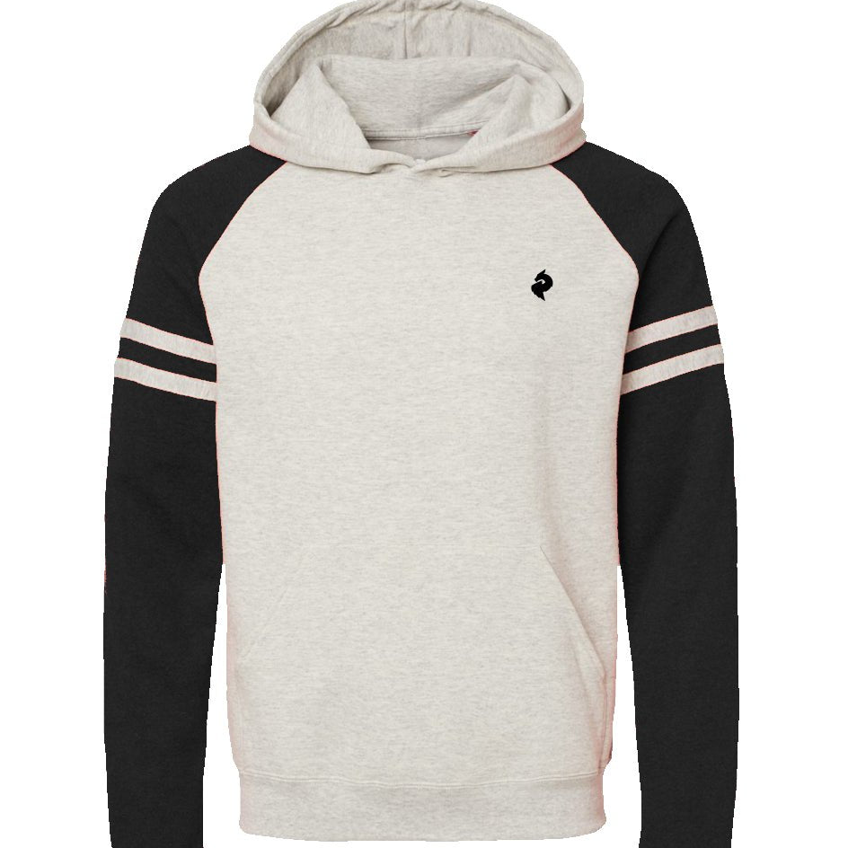 Dragon Foxx™ Unisex Varsity Color Blocked Raglan HoodieUnisex Varsity Color Blocked Raglan HoodieDragon Foxx™ Men's Varsity Color Blocked Raglan HoodieAPQ - 4396576S6A1
