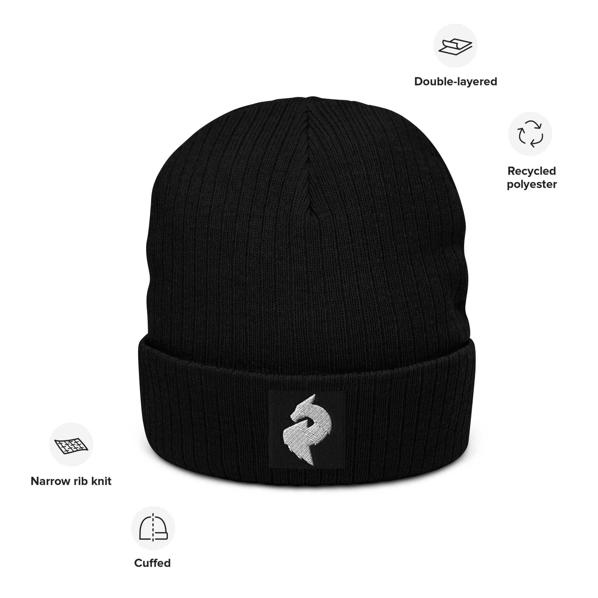 His or Hers Dragon Foxx™ Eco - Ribbed knit beanieHis or Hers Dragon Foxx™ Eco - Ribbed knit beanie2867494_13238