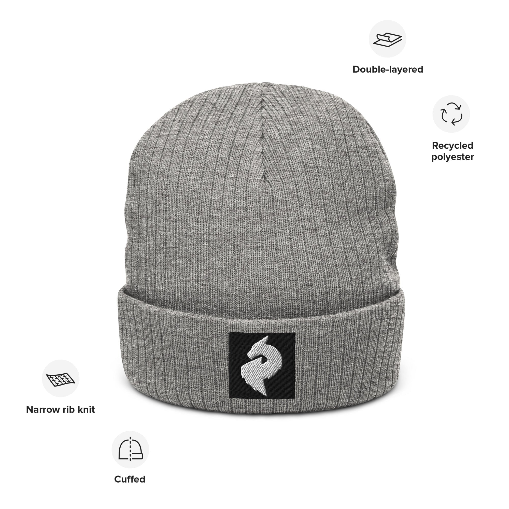 His or Hers Dragon Foxx™ Eco - Ribbed knit beanieHis or Hers Dragon Foxx™ Eco - Ribbed knit beanie2867494_13239