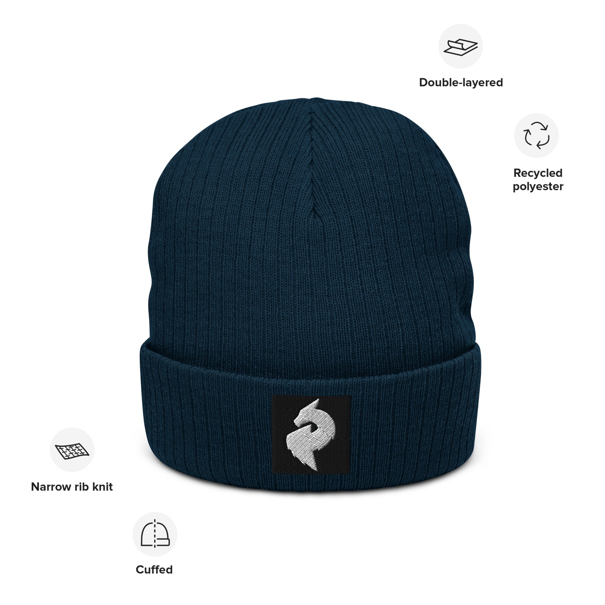 His or Hers Dragon Foxx™ Eco - Ribbed knit beanieHis or Hers Dragon Foxx™ Eco - Ribbed knit beanie2867494_13241