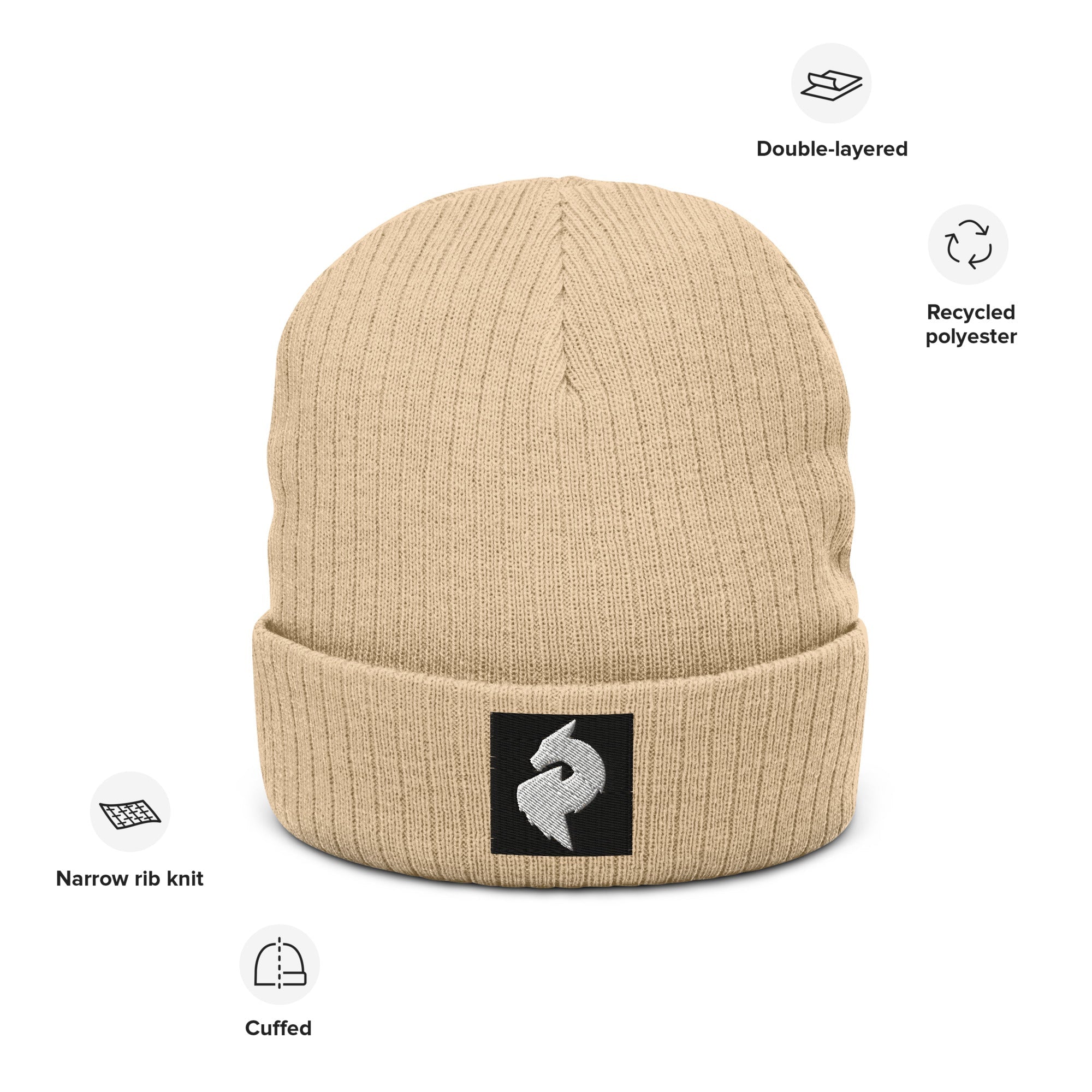 His or Hers Dragon Foxx™ Eco - Ribbed knit beanieHis or Hers Dragon Foxx™ Eco - Ribbed knit beanie2867494_15016