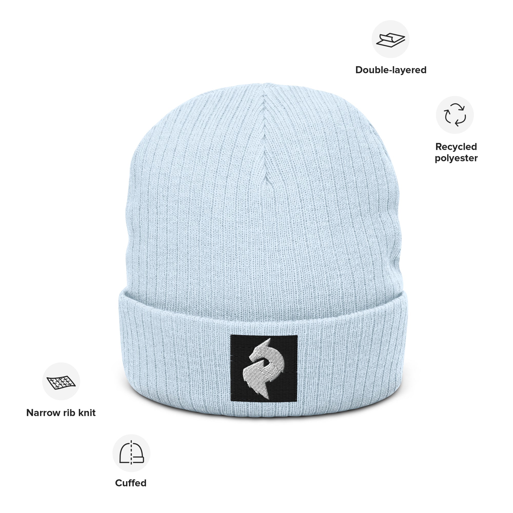 His or Hers Dragon Foxx™ Eco - Ribbed knit beanieHis or Hers Dragon Foxx™ Eco - Ribbed knit beanie2867494_15019