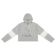 Vespera Reliquary Women’s Cropped Lace-Panel Hoodie