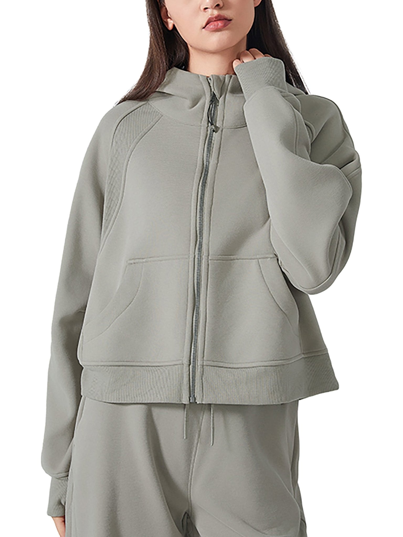 Aeltherion Women's Cropped Zip - Through HoodieWomen's Cropped Zip - Through HoodieAeltherion Women's Cropped Zip - Through Hoodie250816PODUB1381019
