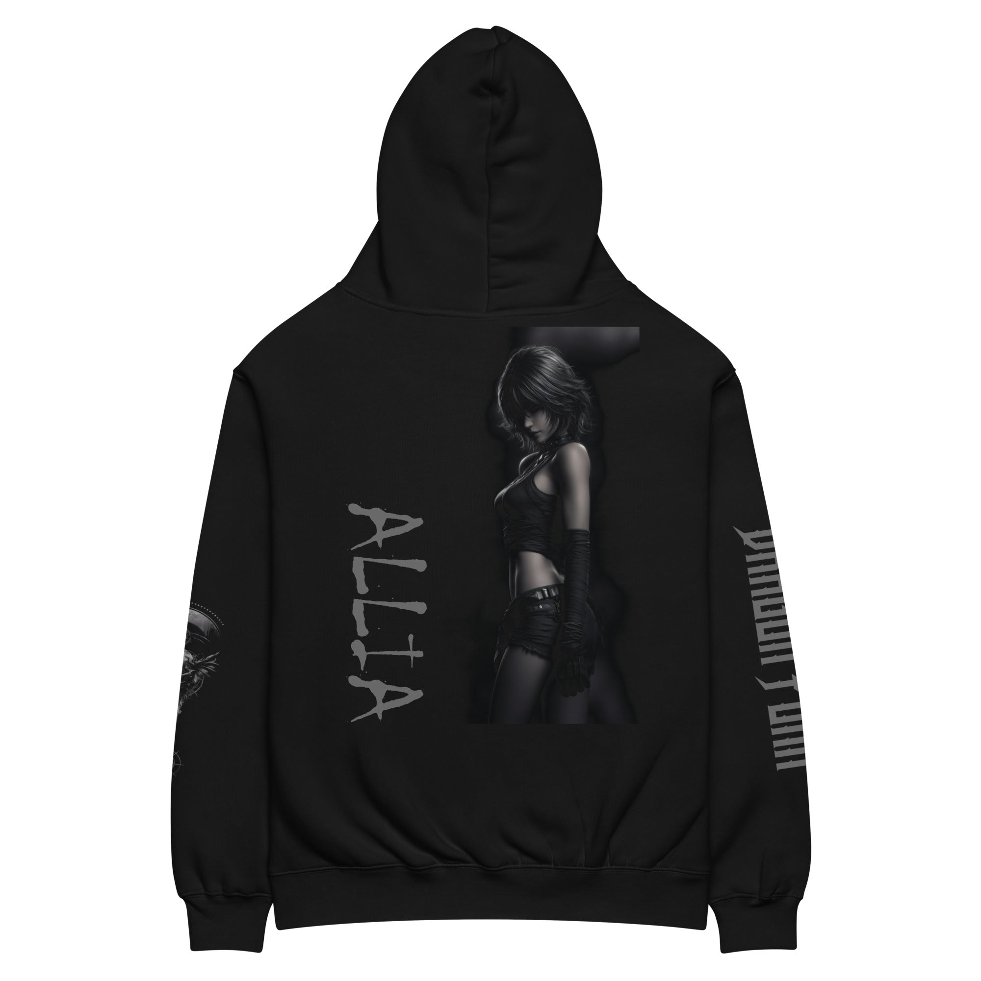ALLIA Black Unisex Oversized HoodieOversized HoodieProduct mockup3515403_19193