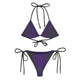 Amethyst Noire Pinstripe Eco String BikiniEco String BikiniProduct mockup5726338_16553