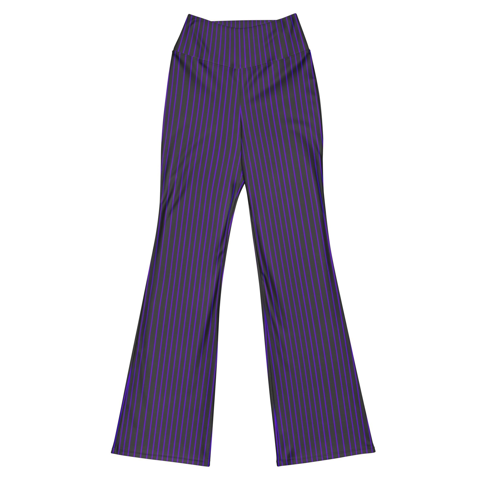 Amethyst Noire Pinstripe Flare LeggingsFlare LeggingsProduct mockup9666416_19331
