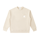 Apricot Heavyweight Patch Pocket Crewneck SweatshirtHeavyweight Patch Pocket Crewneck SweatshirtApricot Heavyweight Patch Pocket Crewneck Sweatshirt251017PODRA1532001