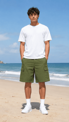 Army Green Woven Cargo ShortsWoven Cargo ShortsArmy Green Woven Cargo Shorts260508PODPX1189001