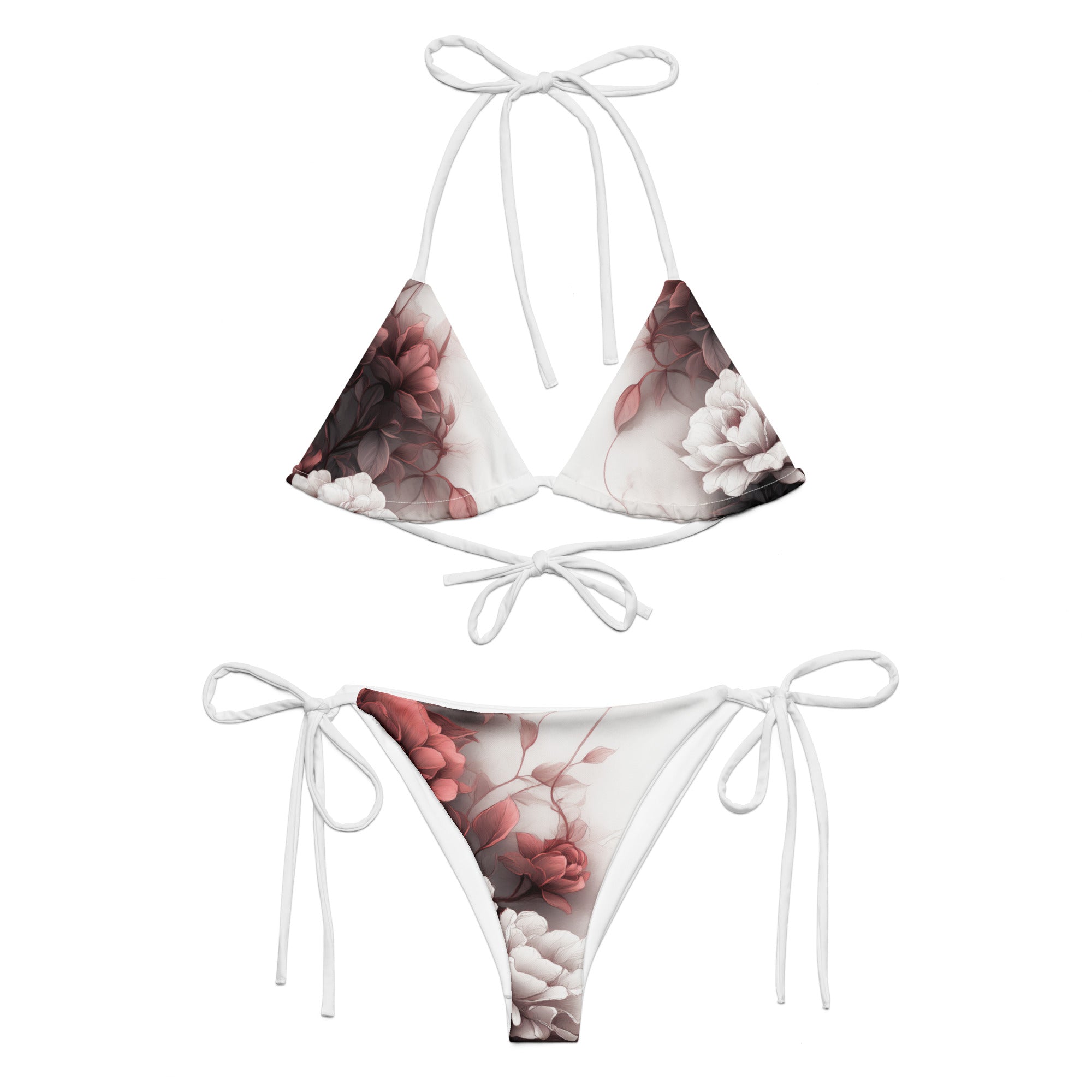 Ashen Rose Eco String BikiniEco - String Bikini SetProduct mockup3535104_16553