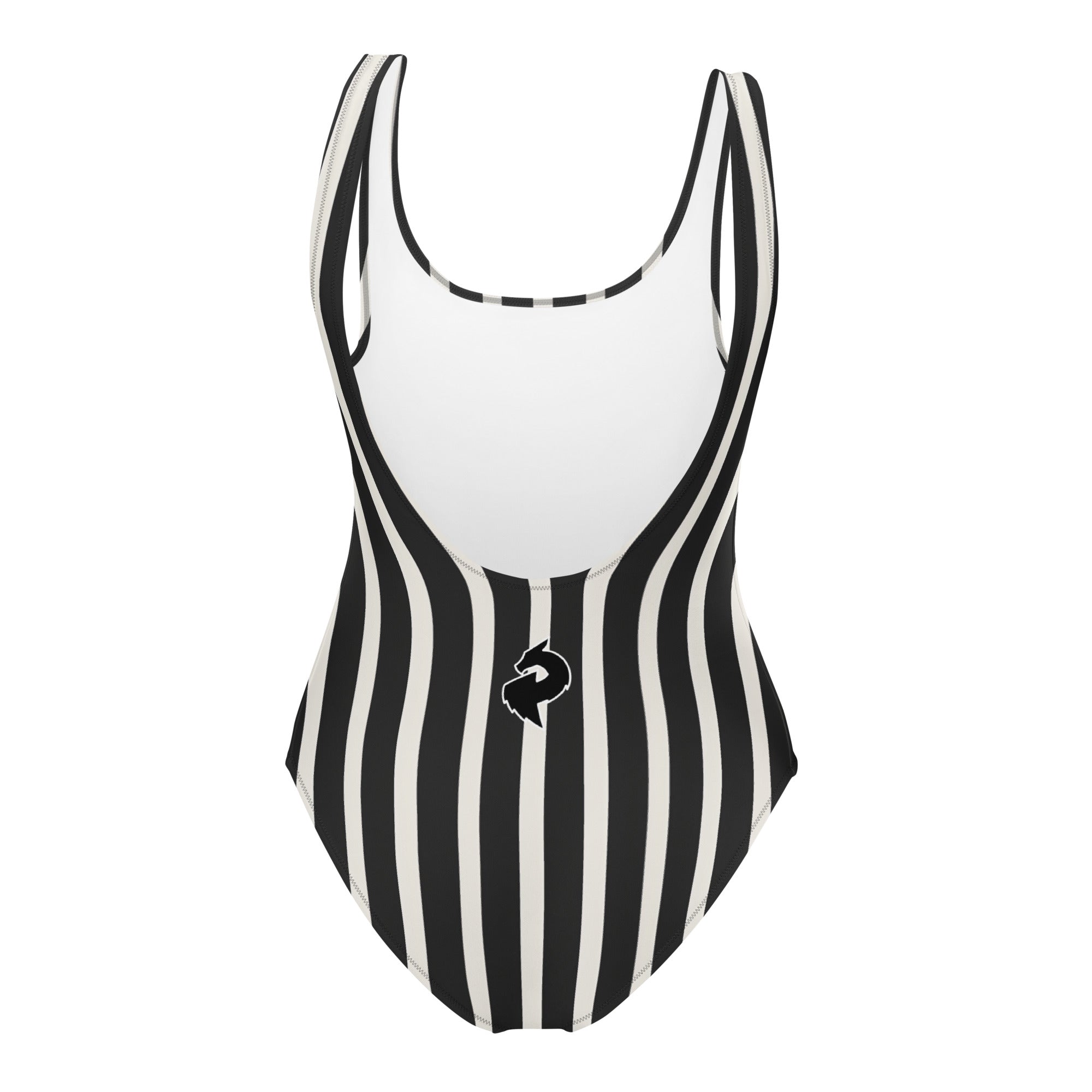 Black and White Striped One - Piece SwimsuitOne - Piece SwimsuitProduct mockup2390484_9014
