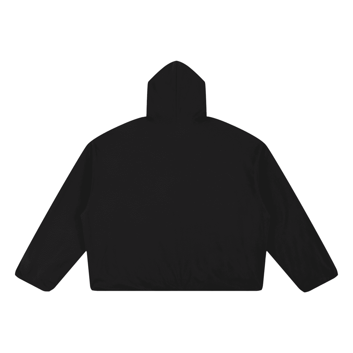 Black Boxy Gather - Hem HoodieBoxy Gather - Hem HoodieBlack Boxy Gather - Hem Hoodie260111PODRB2495001