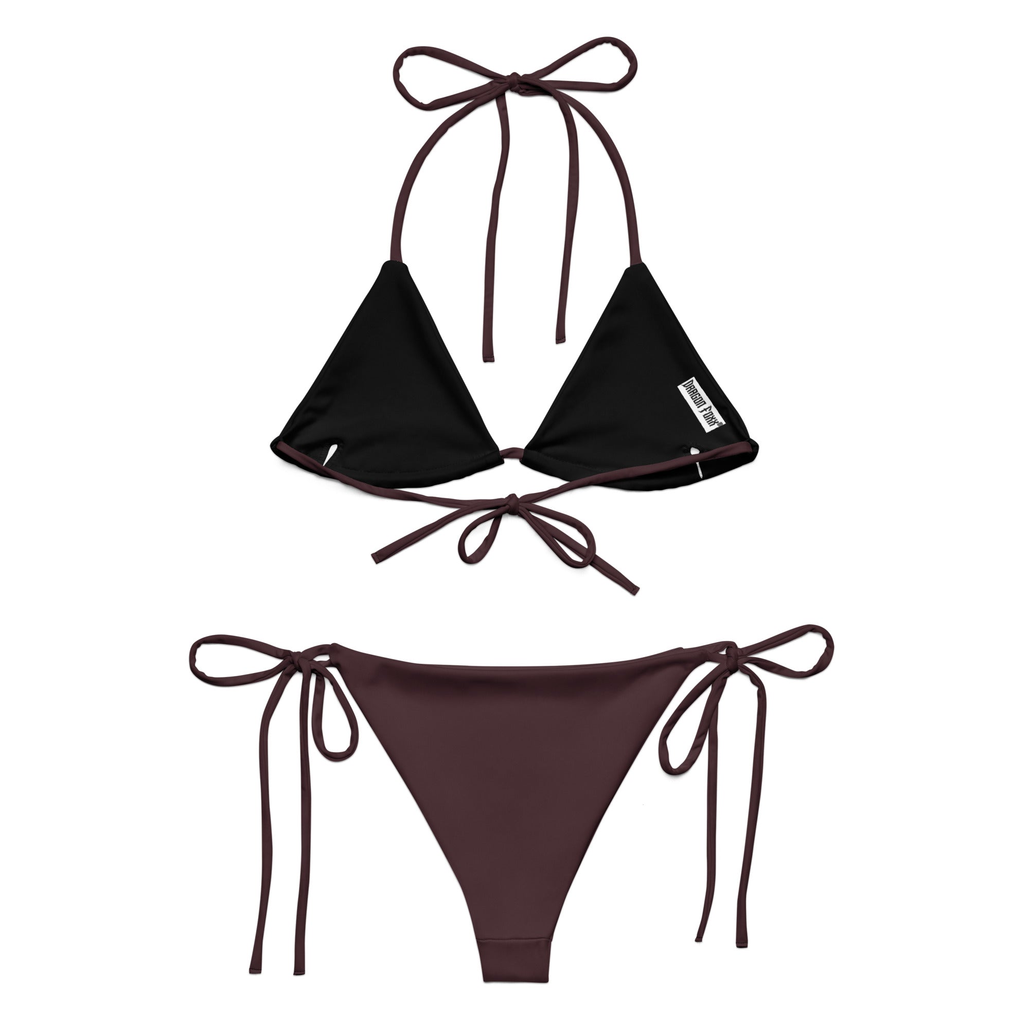 Black Cheery Eco String BikiniEco - String Bikini SetProduct mockup6014361_16553