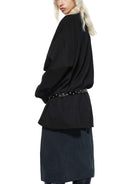 Black Knitted Round Neck Oversize SweatshirtKnitted Round Neck Oversize SweatshirtBlack Knitted Round Neck Oversize Sweatshirt251012PODRA1060001