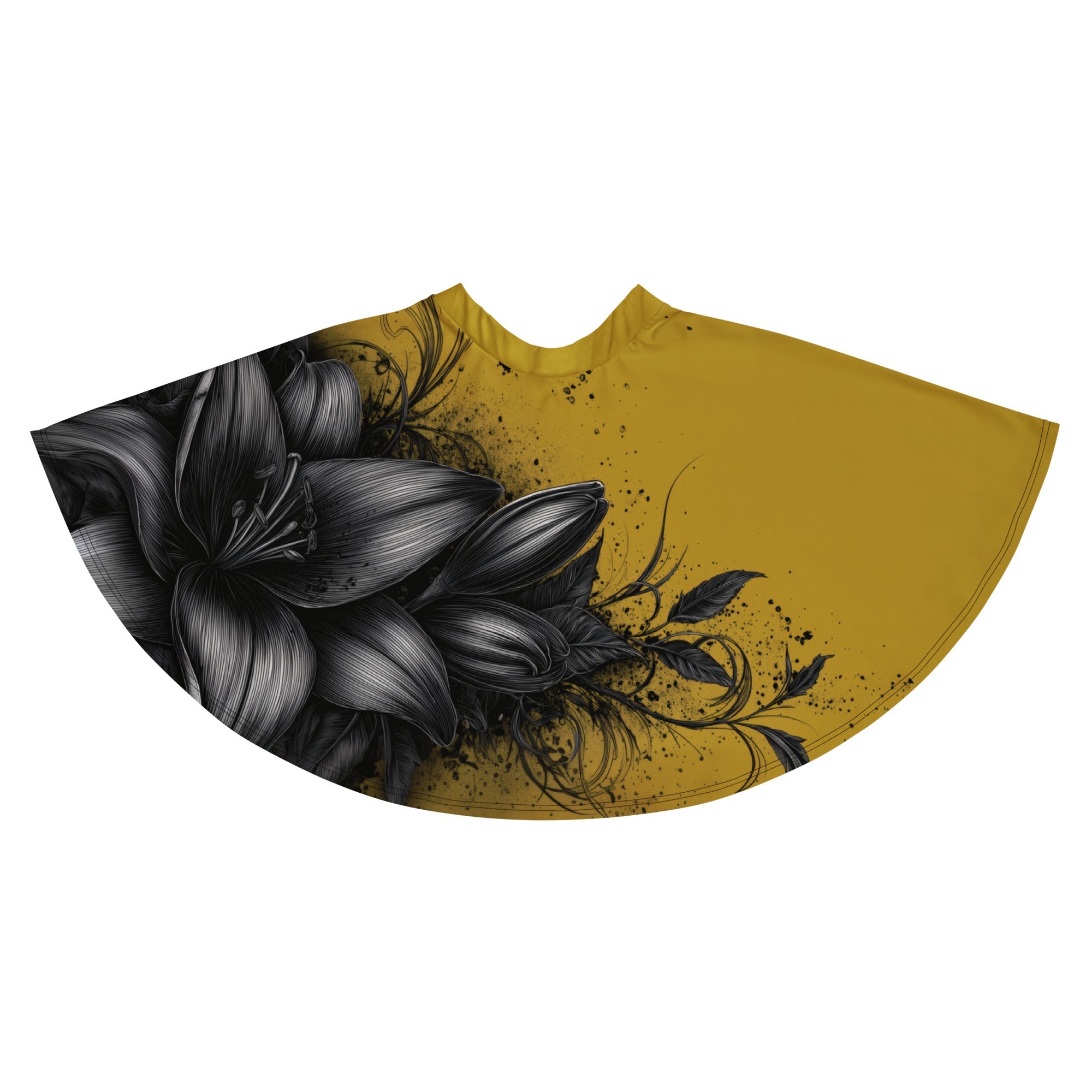 Black Lily Skater SkirtSkater SkirtProduct mockup2599429_9606