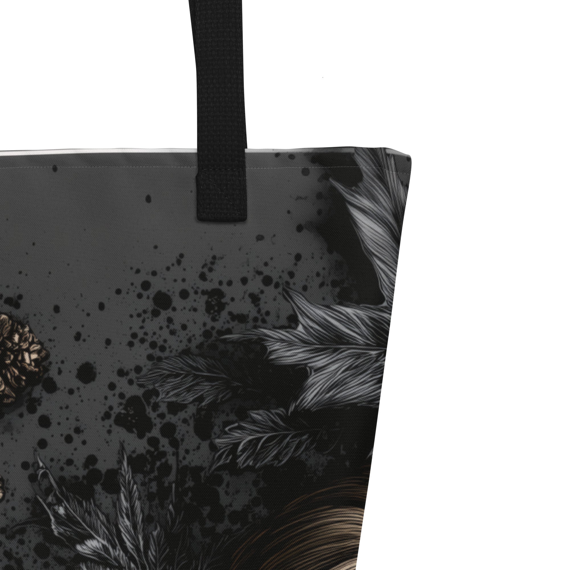 Black Orchard Large Tote BagLarge Tote BagProduct mockup6618859_9039