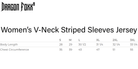 Black - White V - Neck Striped Sleeves JerseyWomen’s V - Neck Striped Sleeves JerseyBlack - White V - Neck Striped Sleeves JerseyAPQ - 5304831S6A1