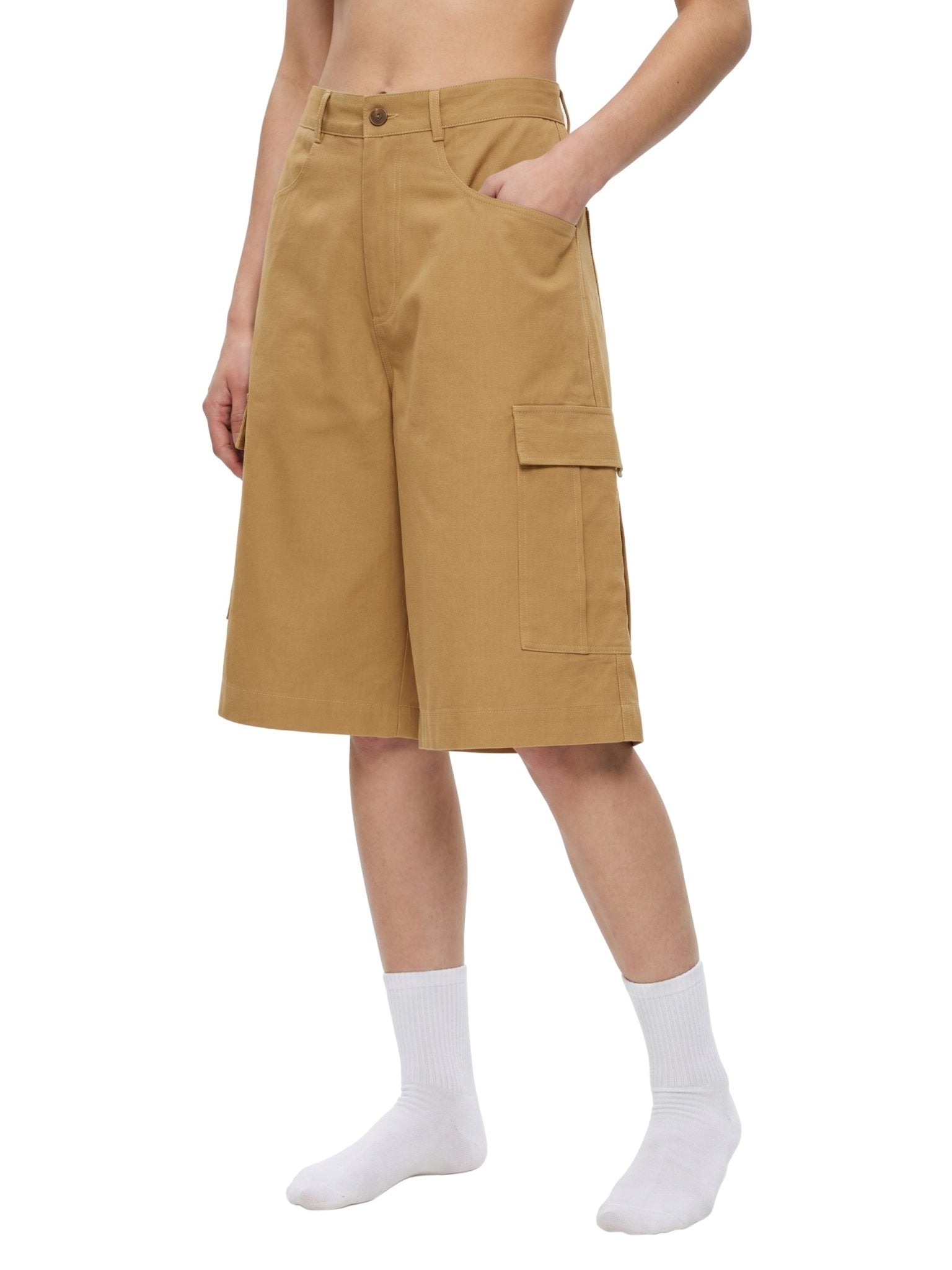 Brown Woven Cargo ShortsWoven Cargo ShortsBrown Woven Cargo Shorts260508PODPX1157001