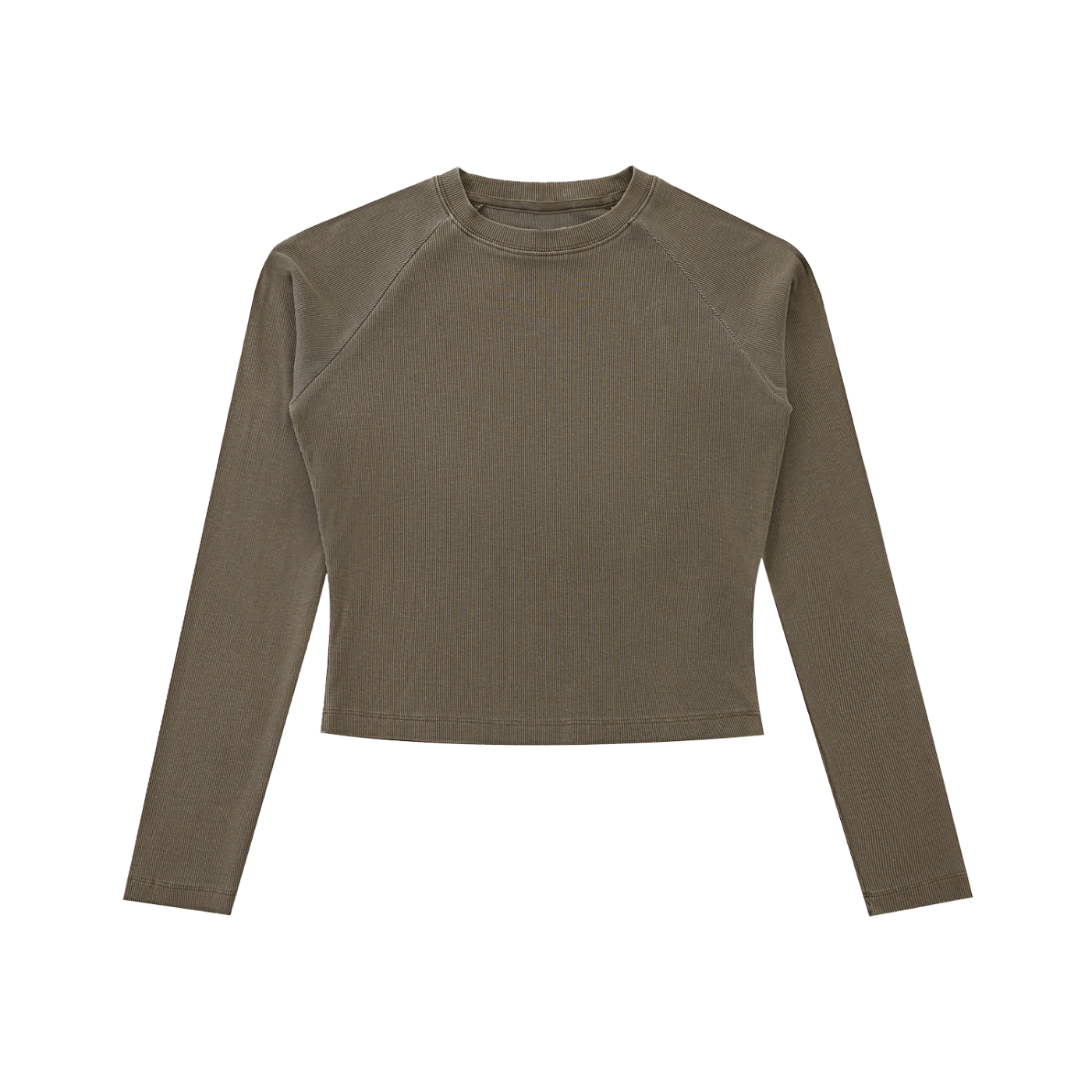 Coffee Dyed Washed Raglan Long Sleeve Slim T-ShirtDyed Washed Raglan Long Sleeve Slim T-ShirtCoffee Dyed Washed Raglan Long Sleeve Slim T-Shirt250921PODND1131001