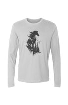 COWBOY WILD - Men's White Cotton Long - SleeveMen's Long Sleeve T-shirtCOWBOY WILD - Men's White Cotton Long - SleeveAPQ - 4963779S5A1