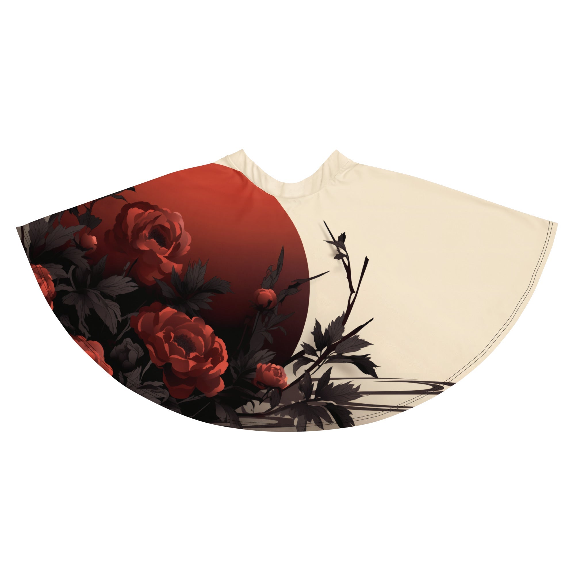 Crimson Eclipse Roses Skater SkirtSkater SkirtProduct mockup4128411_9606