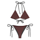 Crimson Noire Pinstripe Eco String BikiniEco String BikiniProduct mockup6305380_16553