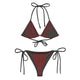 Crimson Noire Pinstripe Eco String BikiniEco String BikiniProduct mockup6305380_16553