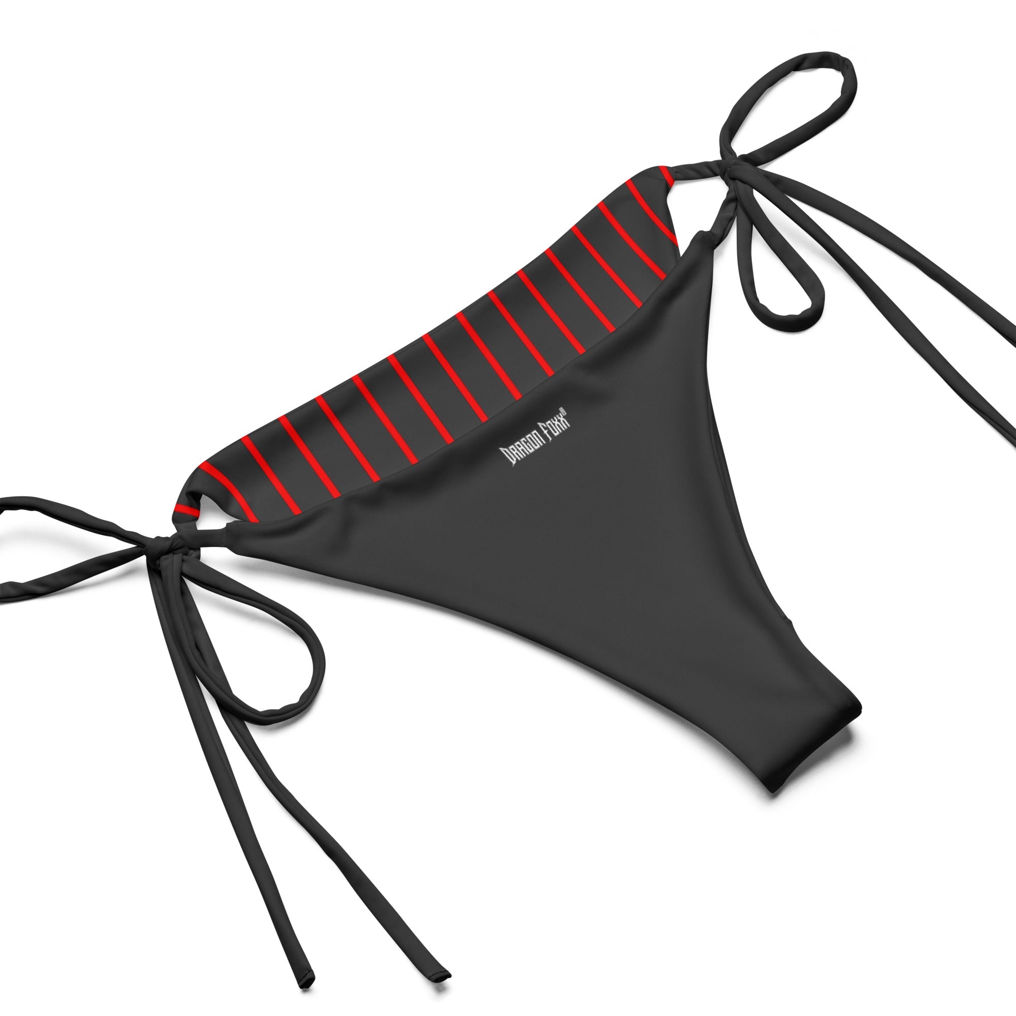 Crimson Noire Pinstripe Eco String BikiniEco String BikiniProduct mockup6305380_16553
