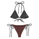 Crimson Noire Pinstripe Eco String BikiniEco String BikiniProduct mockup6305380_16553