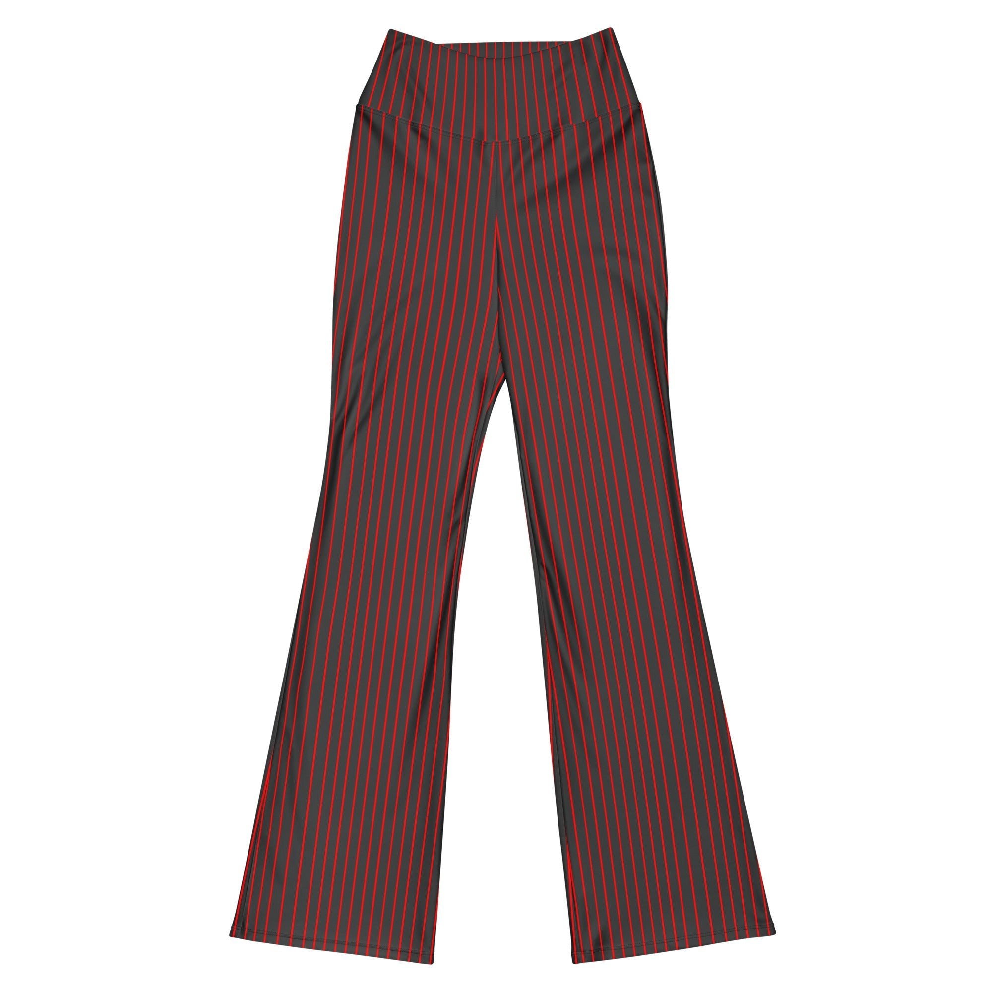 Crimson Noire Pinstripe Flare LeggingsFlare LeggingsProduct mockup9193316_19331