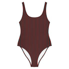 Crimson Noire Pinstripe One - Piece SwimsuitOne - Piece SwimsuitProduct mockup8446966_9014