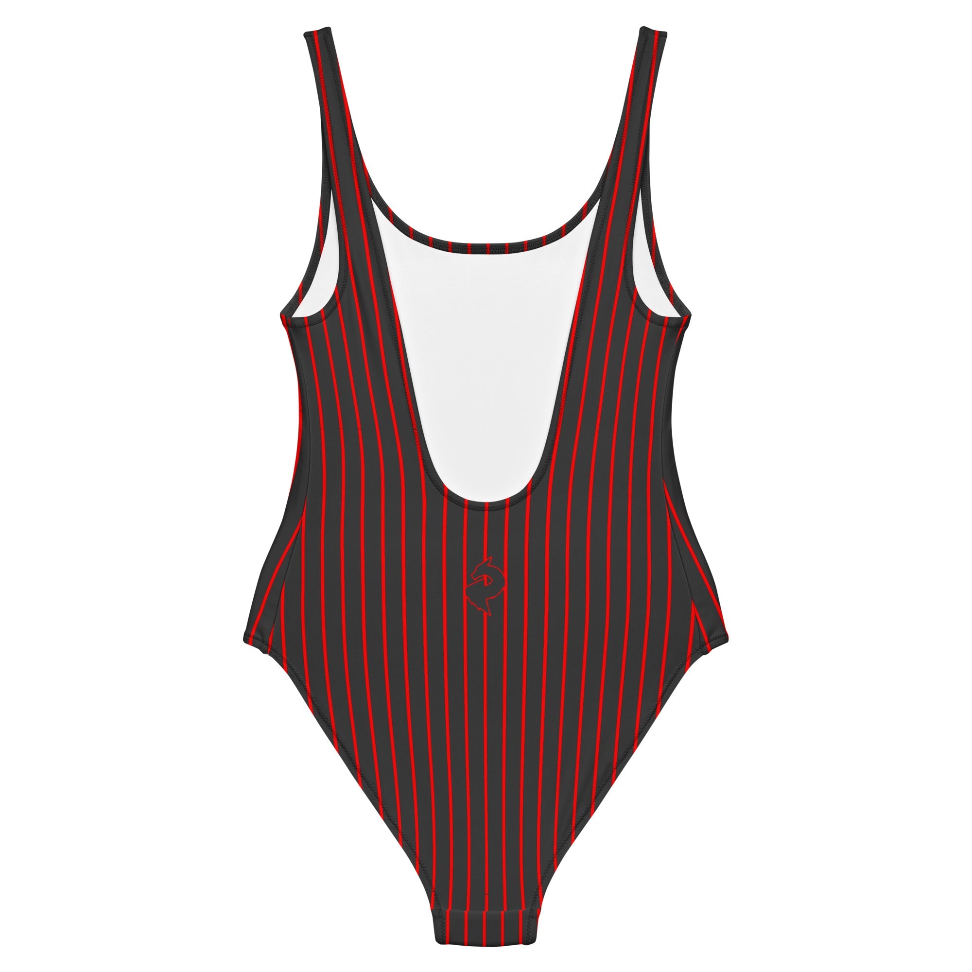 Crimson Noire Pinstripe One - Piece SwimsuitOne - Piece SwimsuitProduct mockup8446966_9014
