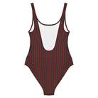 Crimson Noire Pinstripe One - Piece SwimsuitOne - Piece SwimsuitProduct mockup8446966_9014