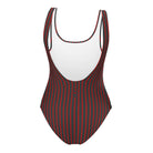 Crimson Noire Pinstripe One - Piece SwimsuitOne - Piece SwimsuitProduct mockup8446966_9014