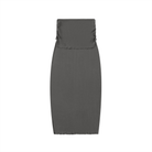 Dark Gray Dyed Washed Straight Hip - Hugging Slim Maxi SkirtSlim Maxi SkirtDark Gray Dyed Washed Straight Hip - Hugging Slim Maxi Skirt250921PODBL0793001