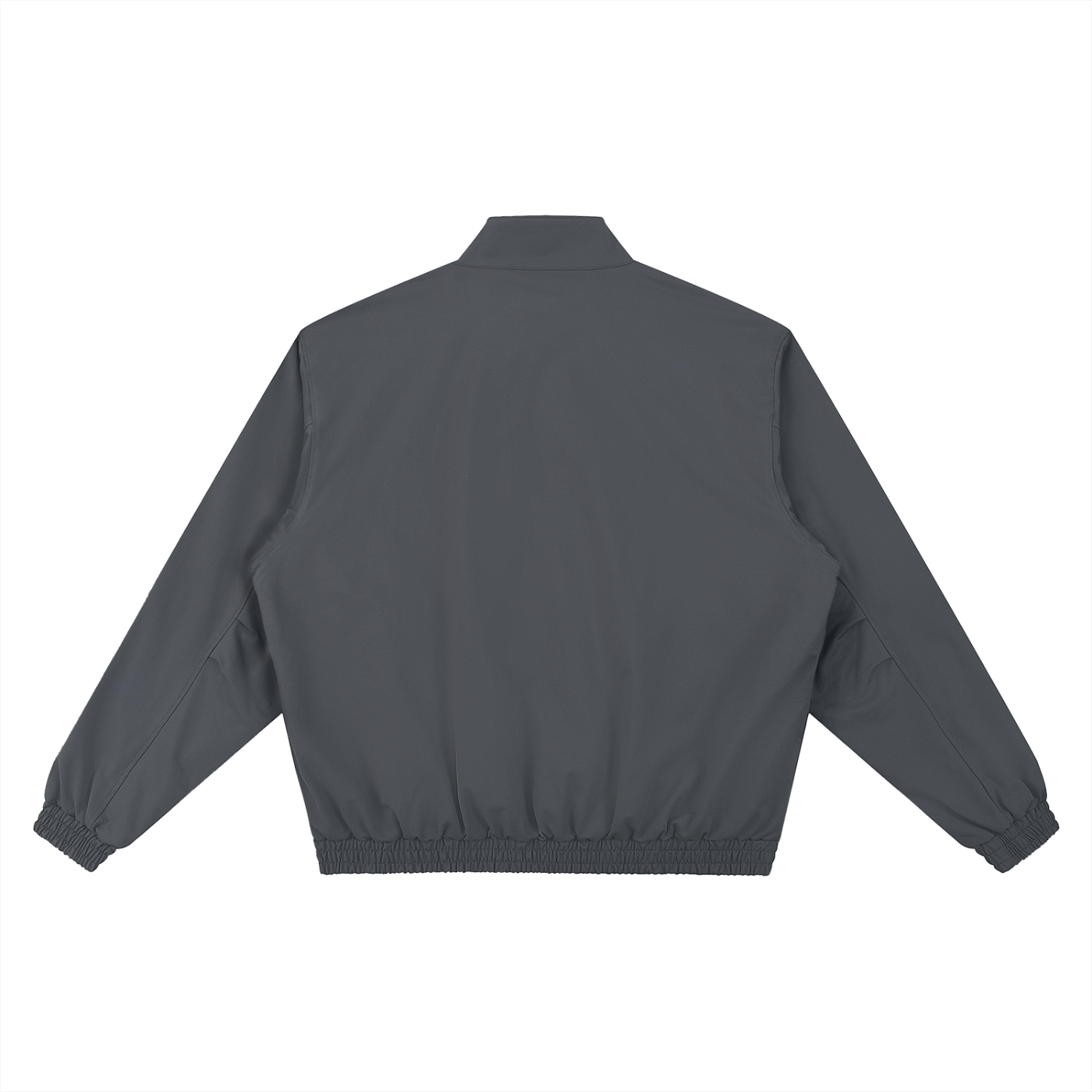 Dark Gray Stand Collar Bomber JacketDark Gray Stand Collar Bomber Jacket251024PODQX1038001