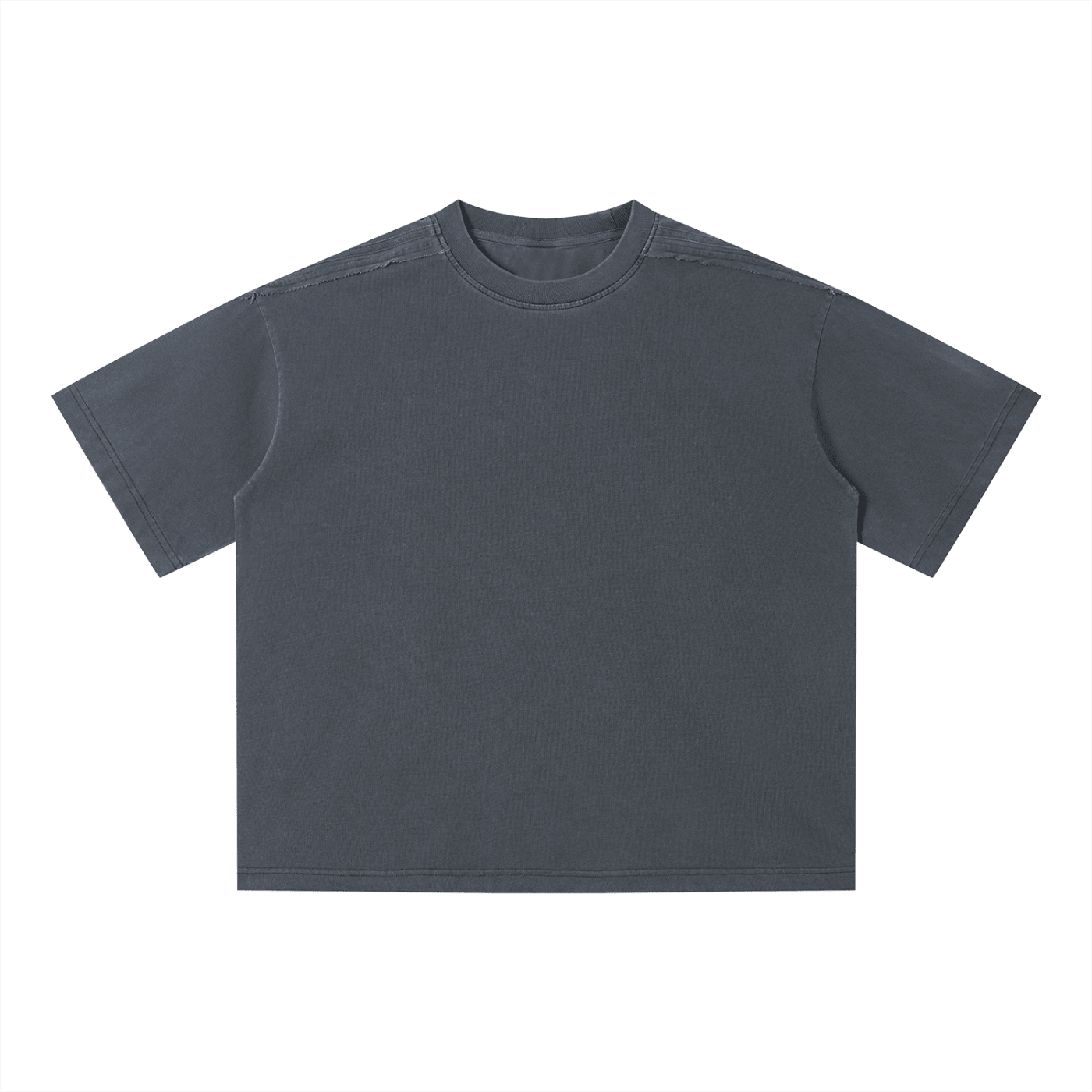 Dark Gray Vintage Wash Boxy T-ShirtVintage Wash Boxy T-ShirtDark Gray Vintage Wash Boxy T-Shirt260508PODPQ1524001