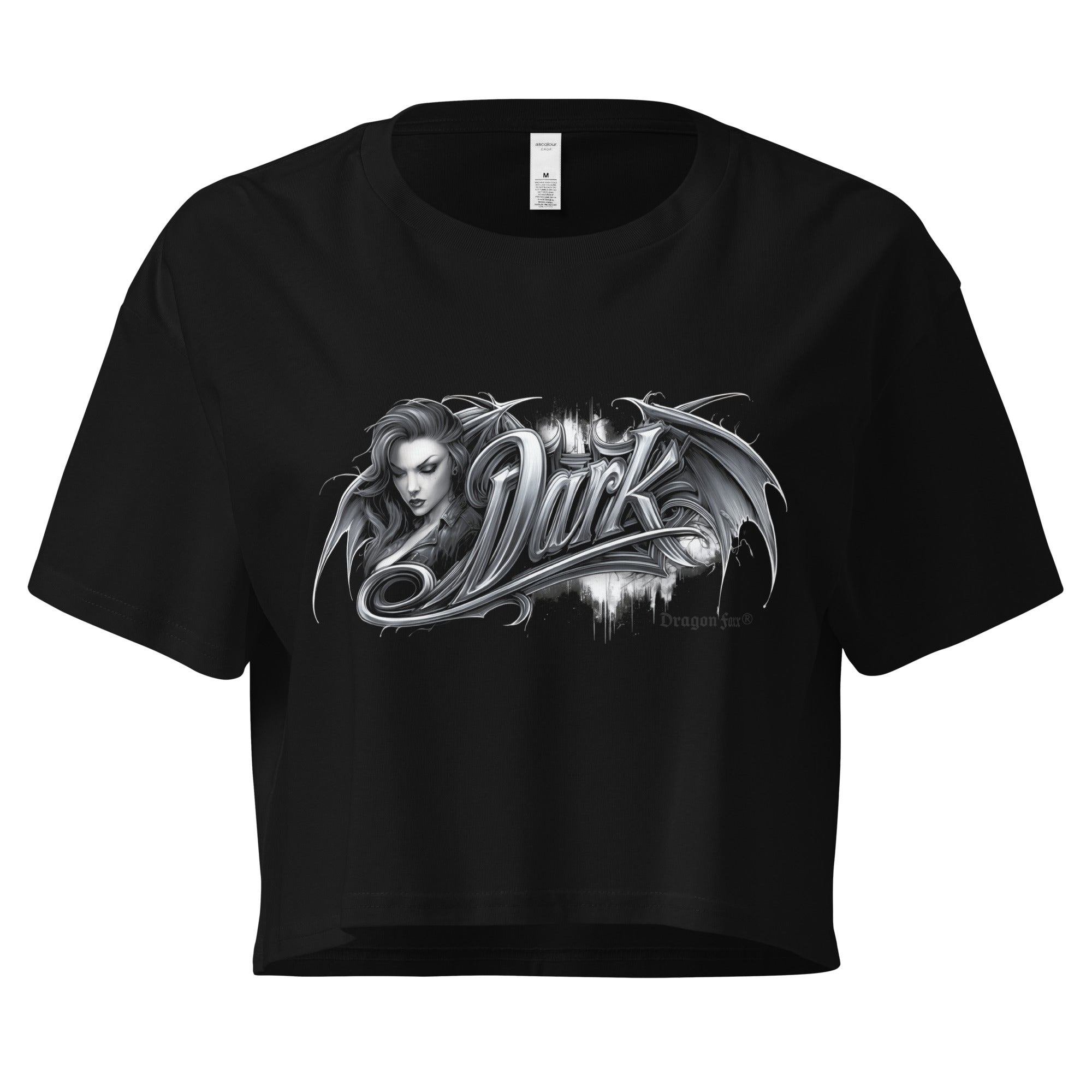 Dark Princess Women’s Black Crop TopCrop Top TeeProduct mockup6703211_16094