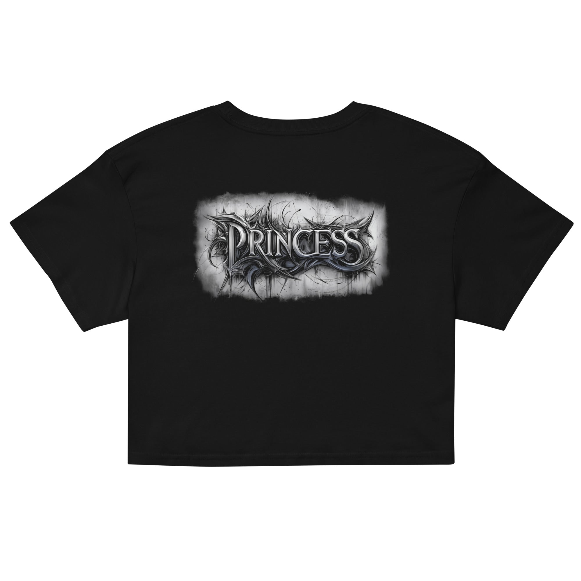 Dark Princess Women’s Black Crop TopCrop Top TeeProduct mockup6703211_16094