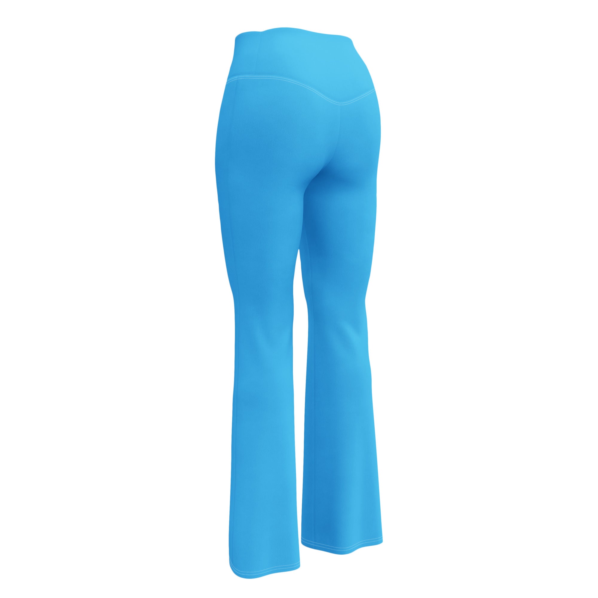 Deep Sky Blue Flare LeggingsFlare Leggings4582690_19331
