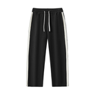 DF Black Contrast Side - Stripe Straight - Leg PantsContrast Side - Stripe Straight - Leg PantsDF Black Contrast Side - Stripe Straight - Leg Pants251005PODPX1320001