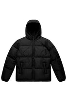 DF - Black Hooded Puffer Jacket - Men's Jackets - Apliiq - DF - Black Hooded Puffer Jacket - APQ - 5005577S6A1 - S - black - Black - Black Hooded Puffer Jacket - Black Jacket