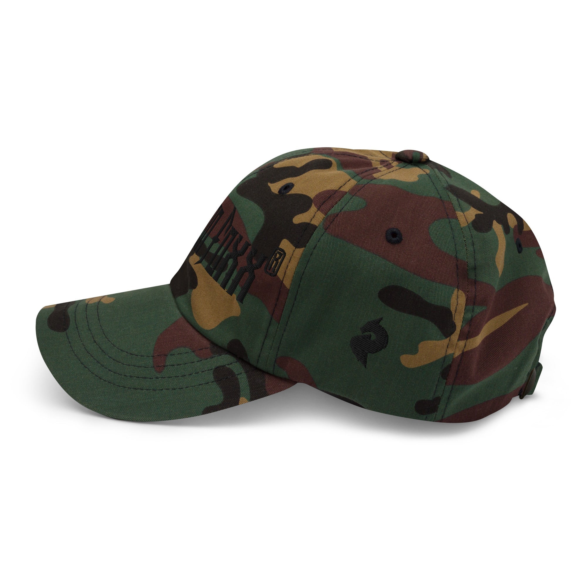 DF Black Navy Dark Grey or Green Camo Dad HatDad HatProduct mockup1957267_9794