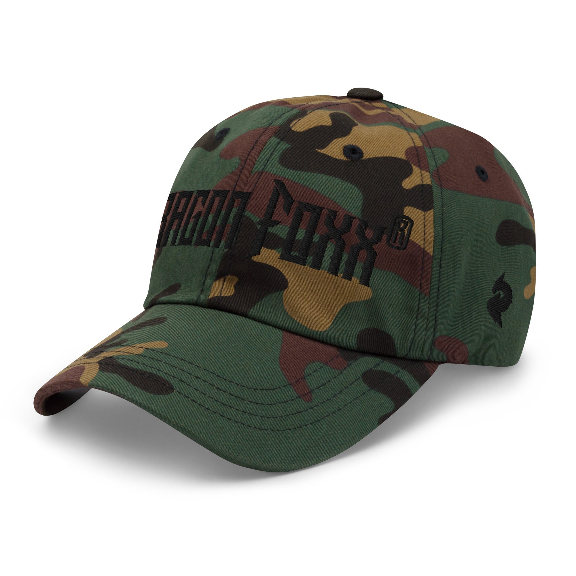 DF Black Navy Dark Grey or Green Camo Dad HatDad HatProduct mockup1957267_9794