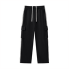 DF Black Side Stripe Straight - Leg PantsSide Stripe Straight - Leg PantsDF Black Side Stripe Straight - Leg Pants260424PODPX1726001
