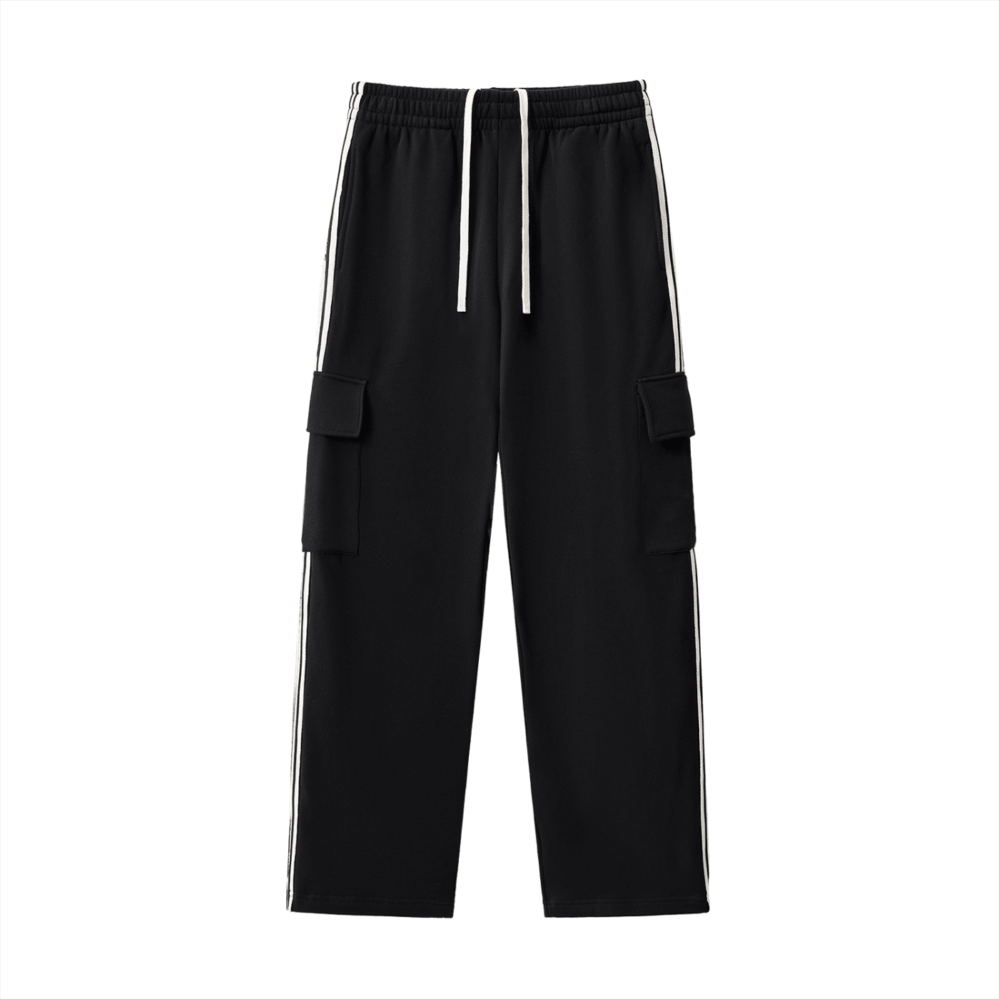 DF Black Side Stripe Straight - Leg PantsSide Stripe Straight - Leg PantsDF Black Side Stripe Straight - Leg Pants260424PODPX1726001