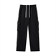 DF Black Side Stripe Straight - Leg PantsSide Stripe Straight - Leg PantsDF Black Side Stripe Straight - Leg Pants260424PODPX1726001