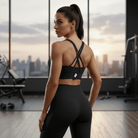 DF Black Strappy Criss - Cross Sports BraCriss - Cross Sports BraDF Black Strappy Criss - Cross Sports Bra260329PODBS3853001