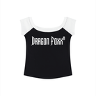 DF Black with White Women's Color Block Raglan Baby T-ShirtDF Black with White Women's Color Block Raglan Baby T-Shirt260507PODAA1217001